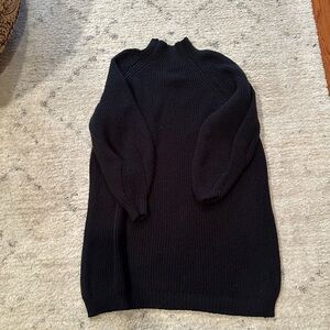 Classic Black Women's Sweater Dress